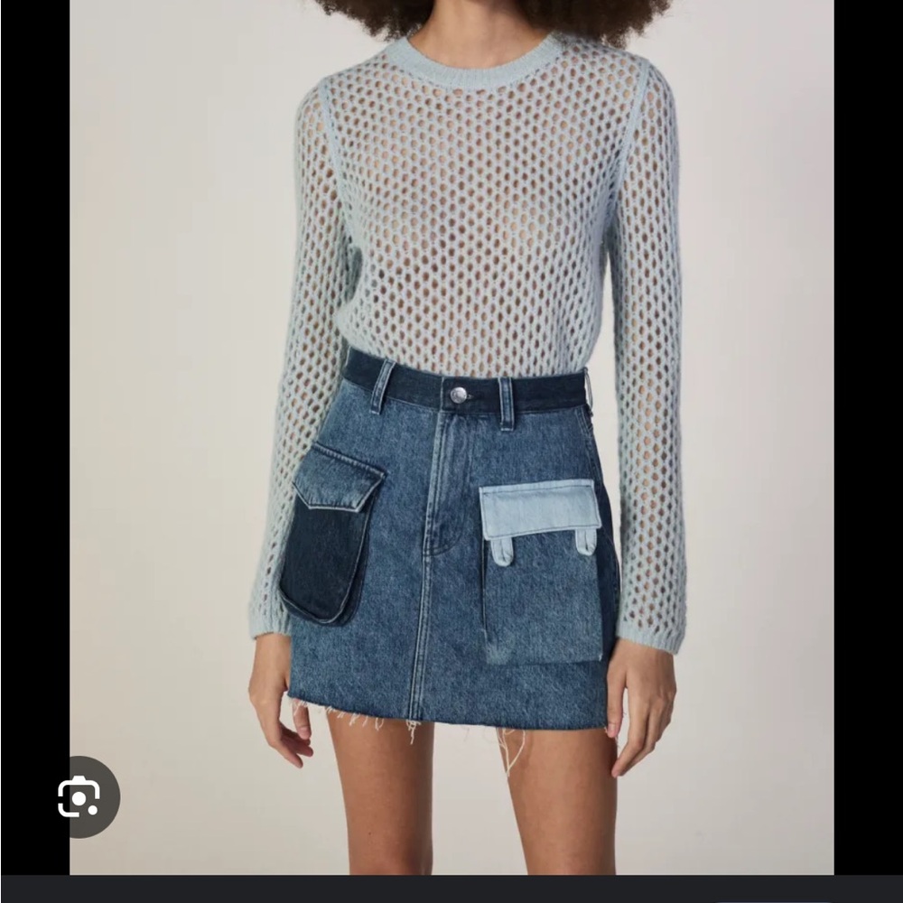 Everlane X Marques Almeida Jean Skirt